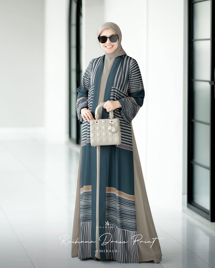 Raihana Dress Print