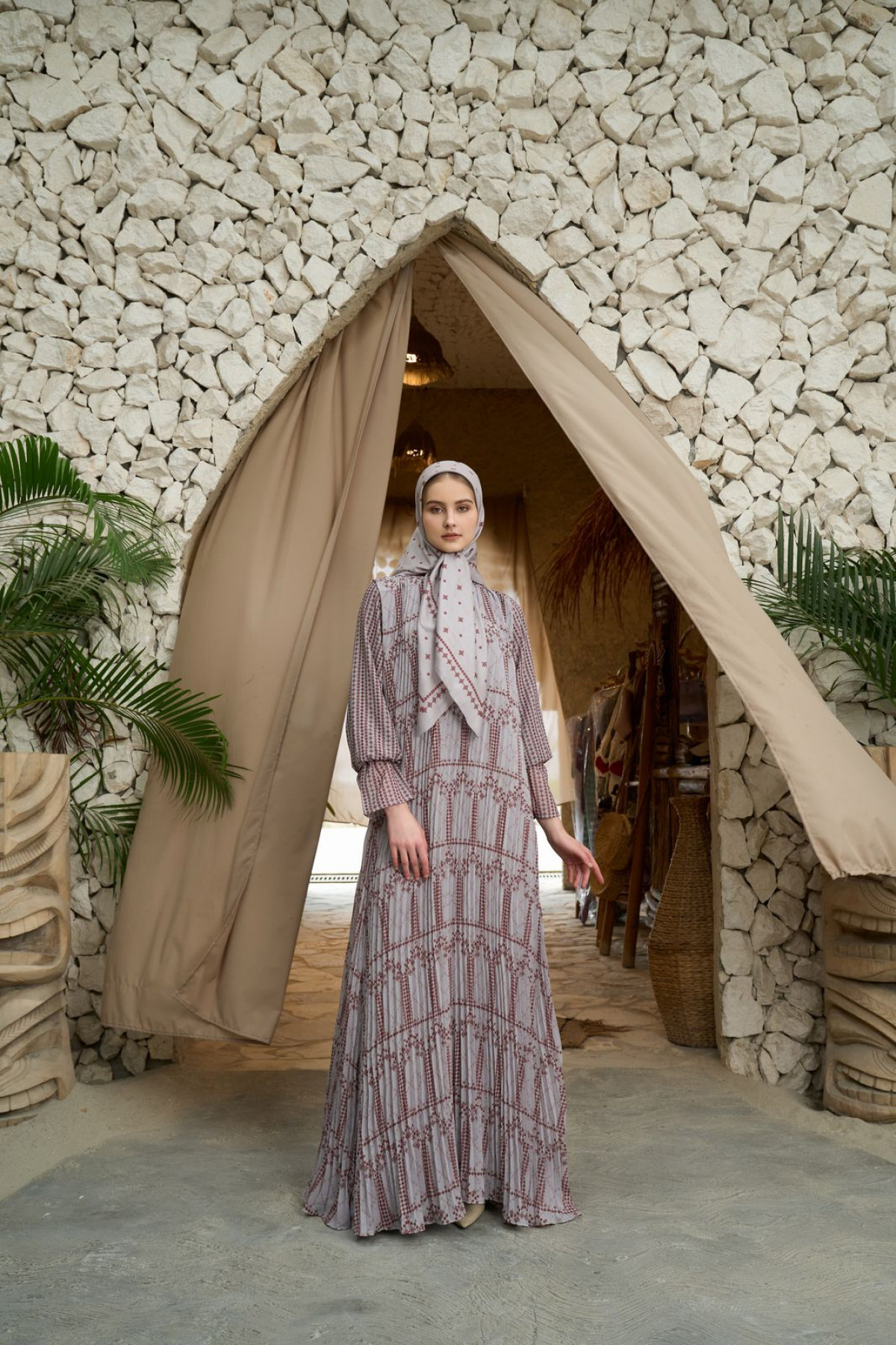 Reeham Dress Greyish