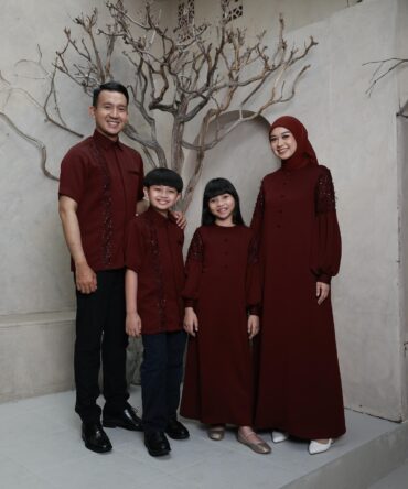 Saidah Set Family Maroon